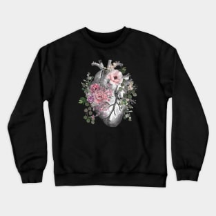 Floral heart 9 Crewneck Sweatshirt